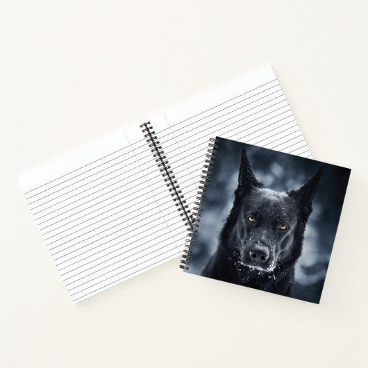 Carnet Black German Shepherd (Intérieur)