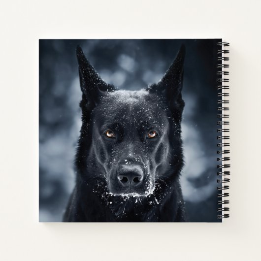 Carnet Black German Shepherd (Dos)