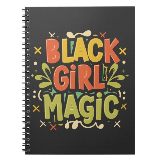Carnet Black Girl Magic : Force, beauté et excellence (Devant)