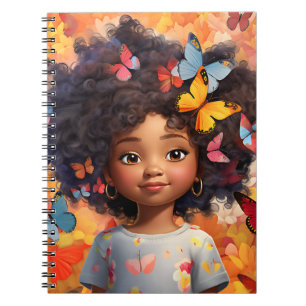 Carnet Black girl magique melanin princesse peau brune fi