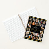 Carnet Black Gold 24 Photo Collage Invité (Intérieur)