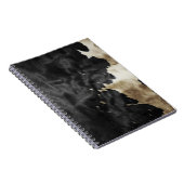 Carnet Black Gold Western Cowhide (Côté Droit)