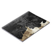 Carnet Black Gold Western Cowhide (Côté gauche)