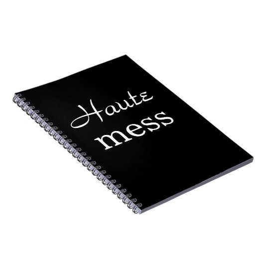 Carnet Black Haute Mess (Côté Droit)