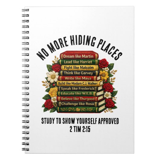 Carnet Black History Icons Heroes Christian Study (Devant)