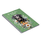 Carnet Black Lab Dogs Life and Times Custom Notebook (Côté Droit)