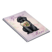 Carnet Black Lab Heart Maman (Côté Droit)