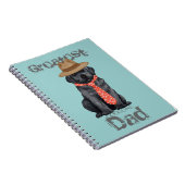 Carnet Black Lab Papa (Côté Droit)