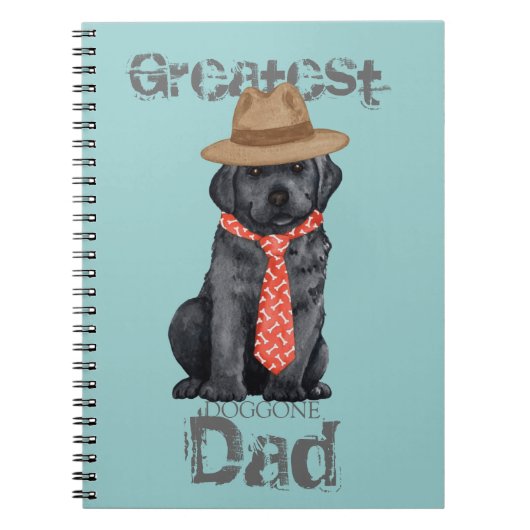 Carnet Black Lab Papa (Devant)