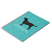 Carnet Black Lab Penser à votre design (Côté gauche)