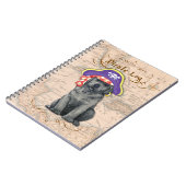Carnet Black Lab Pirate (Côté gauche)