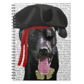 Carnet Black Labrador Pirate (Devant)