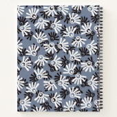 Carnet Black Lashes Abstrait Minimal Evil Protection (Dos)