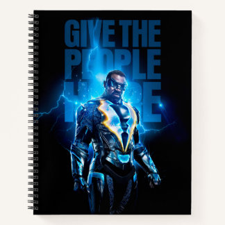 Carnet Black Lightning - Donnez De L'Espoir Aux Gens