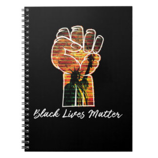 Carnet Black Lives Matt Graffiti Egalité Empower