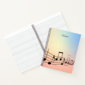 Carnet Black Music Note (Intérieur)