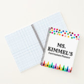 Carnet Black Pastels Crayons Programme d'enseignement Pla (Intérieur)