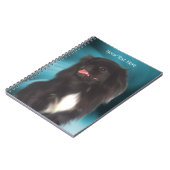 Carnet Black Pekingese Dog Art (Côté gauche)