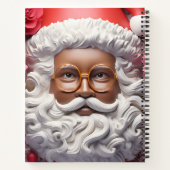 Carnet Black Père Noël Melanin Noël King Bruh Saint Nick (Dos)