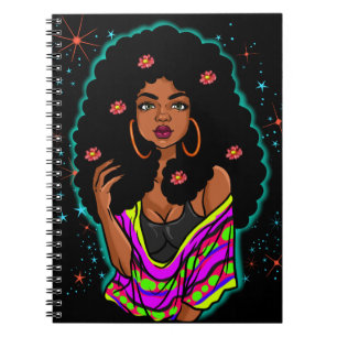 Carnet Black Queen Melanin déesse African Sista