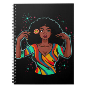 Carnet Black Queen Melanin déesse African Sista