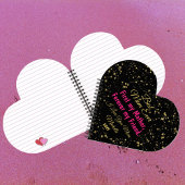 Carnet Black Rose mignonne Meilleure Maman Jour des mères