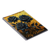 Carnet Black Roses (Côté Droit)