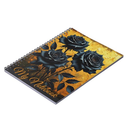 Carnet Black Roses (Côté gauche)