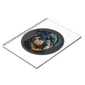 Carnet Black Rottweiler (Côté gauche)