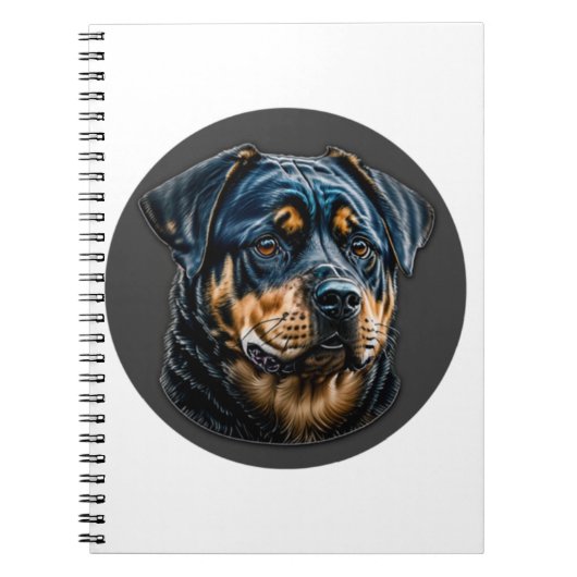 Carnet Black Rottweiler (Devant)