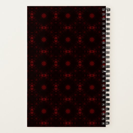 Carnet Black Signature Pattern  (Verso)