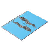Carnet Black spotted moray eel cartoon (Côté gauche)