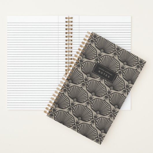 Carnet Black & Tan | Deco Fans Personalized Notebook (À l'intérieur)