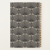 Carnet Black & Tan | Deco Fans Personalized Notebook (Verso)