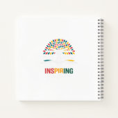 Carnet Black Teacher Magic : Écrire et inspirer (Dos)