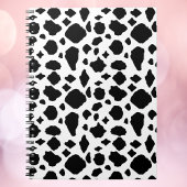 Carnet Black & White Cow Print Pattern