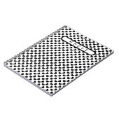 Carnet Black & white hearts (Côté gauche)