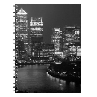 Carnet Black White London City Night UK Travel