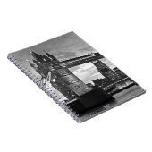 Carnet Black White London Tower Bridge UK Travel (Côté Droit)