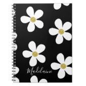 Carnet Black White Simple Motif Gold School (Devant)