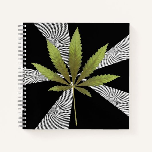 Carnet Black&White Swirl....... (Devant)