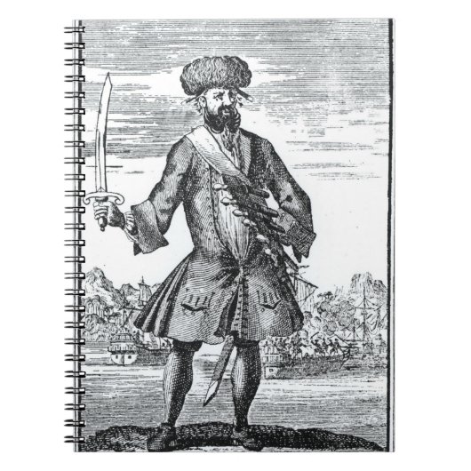 Carnet Blackbeard le pirate, 'd'une histoire générale de (Devant)