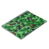 Carnet Blackberry en vert (Côté gauche)