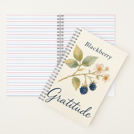 Carnet Blackberry — Gratitude  (À l'intérieur)