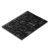 Carnet Blackboard inscribed with scientific formulas and (Côté gauche)