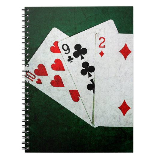 Carnet Blackjack 21 point - Dix, Neuf, Deux (Devant)