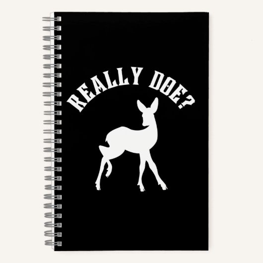 Carnet Blague Animale Drôle Vraiment Cerf (Recto)