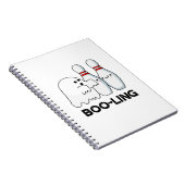 Carnet Blague de fantôme de bowling drôle d'Halloween (Côté Droit)