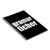 Carnet Blague de professeur de grammaire (Côté Droit)