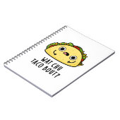 Carnet Blague de Taco Rigolote sur les Tacoteries  (Côté gauche)